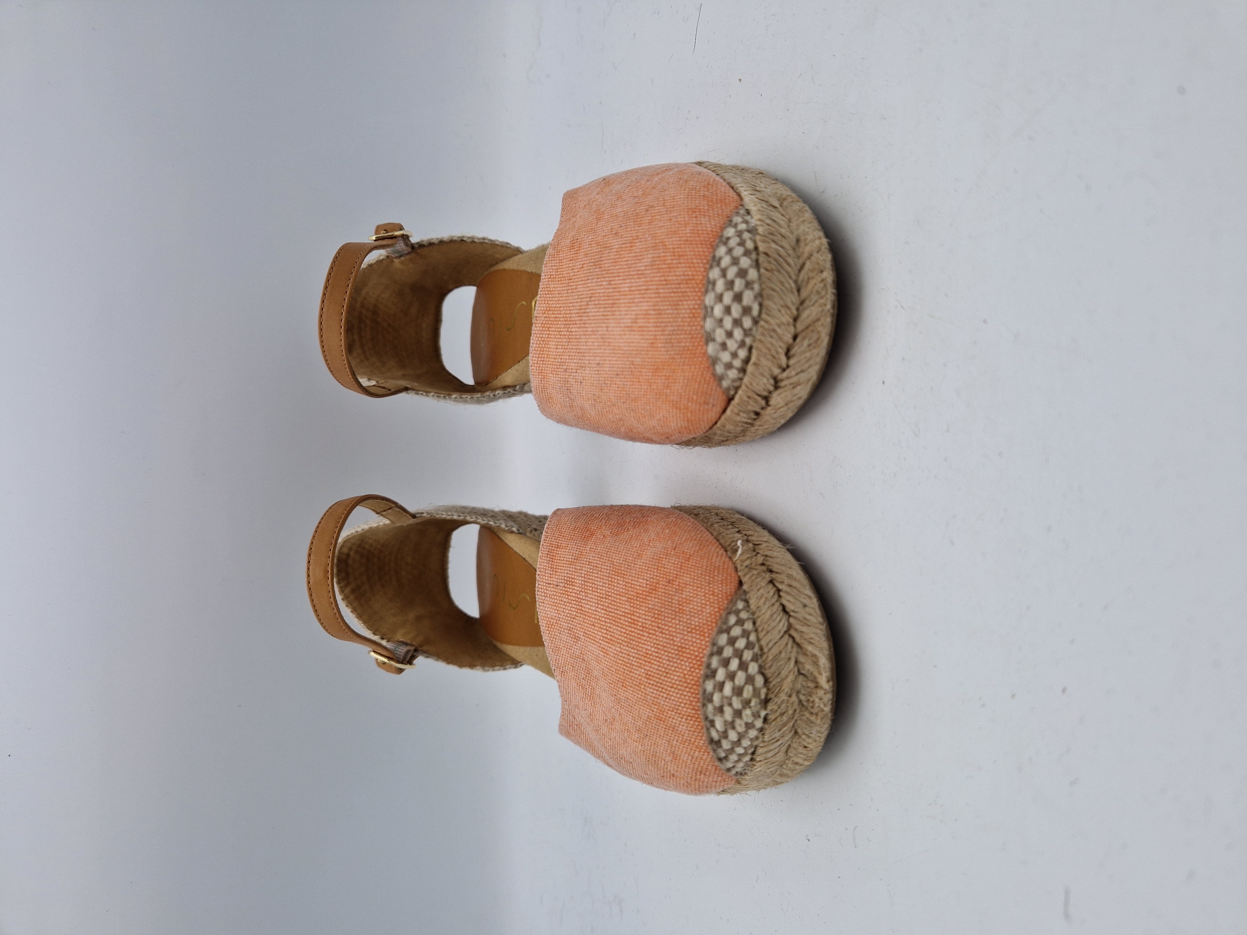 Unisa espadrilles. Maat 39, Zalm.