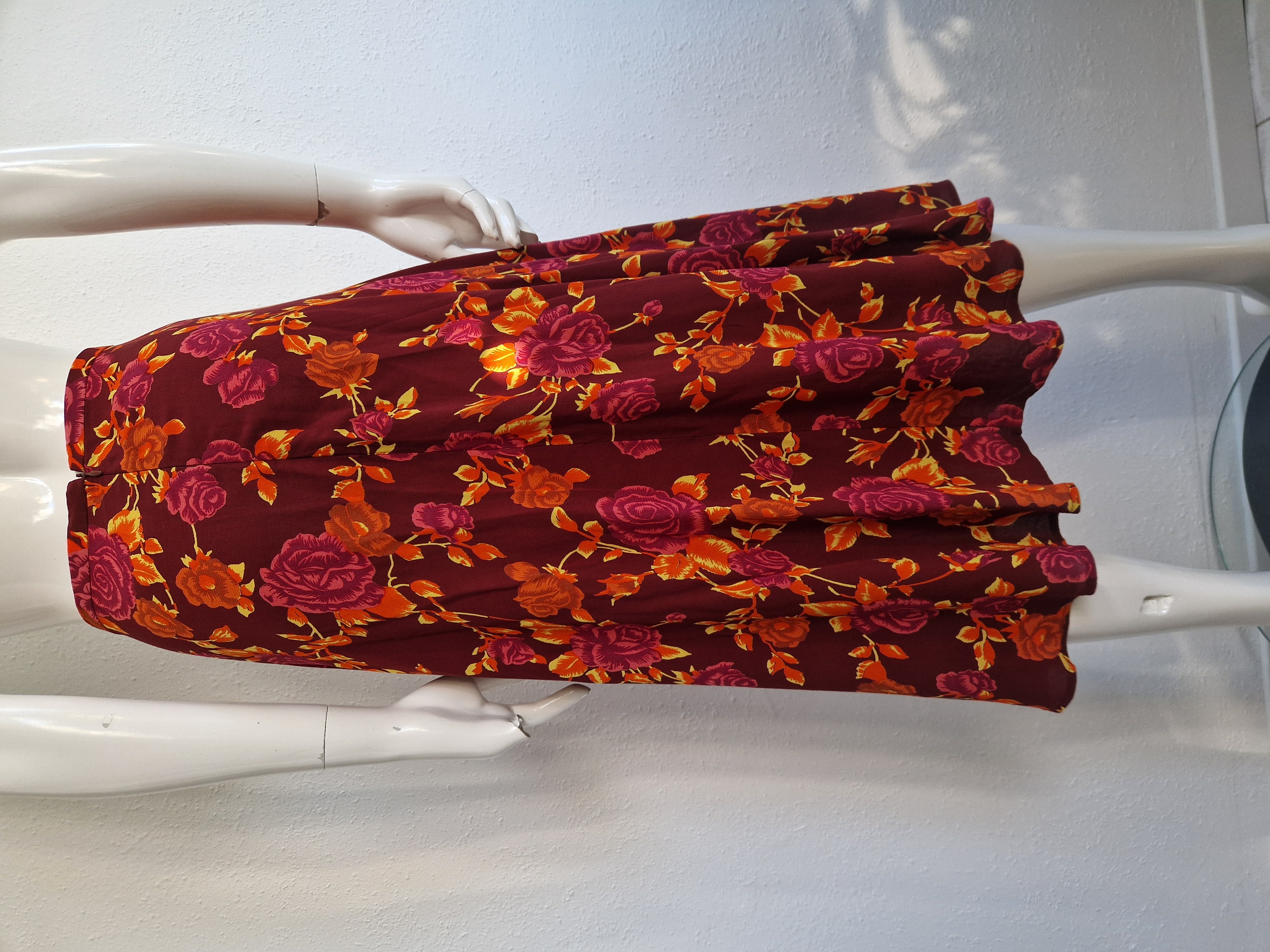 King Louie midi rok. Maat 40, Bloemenprint.