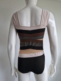 Wolford body. Maat L. Gestreept.