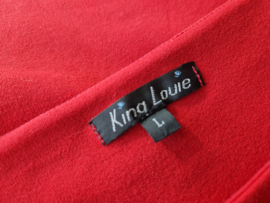 King Louie A-lijn rok. Maat L. Rood.