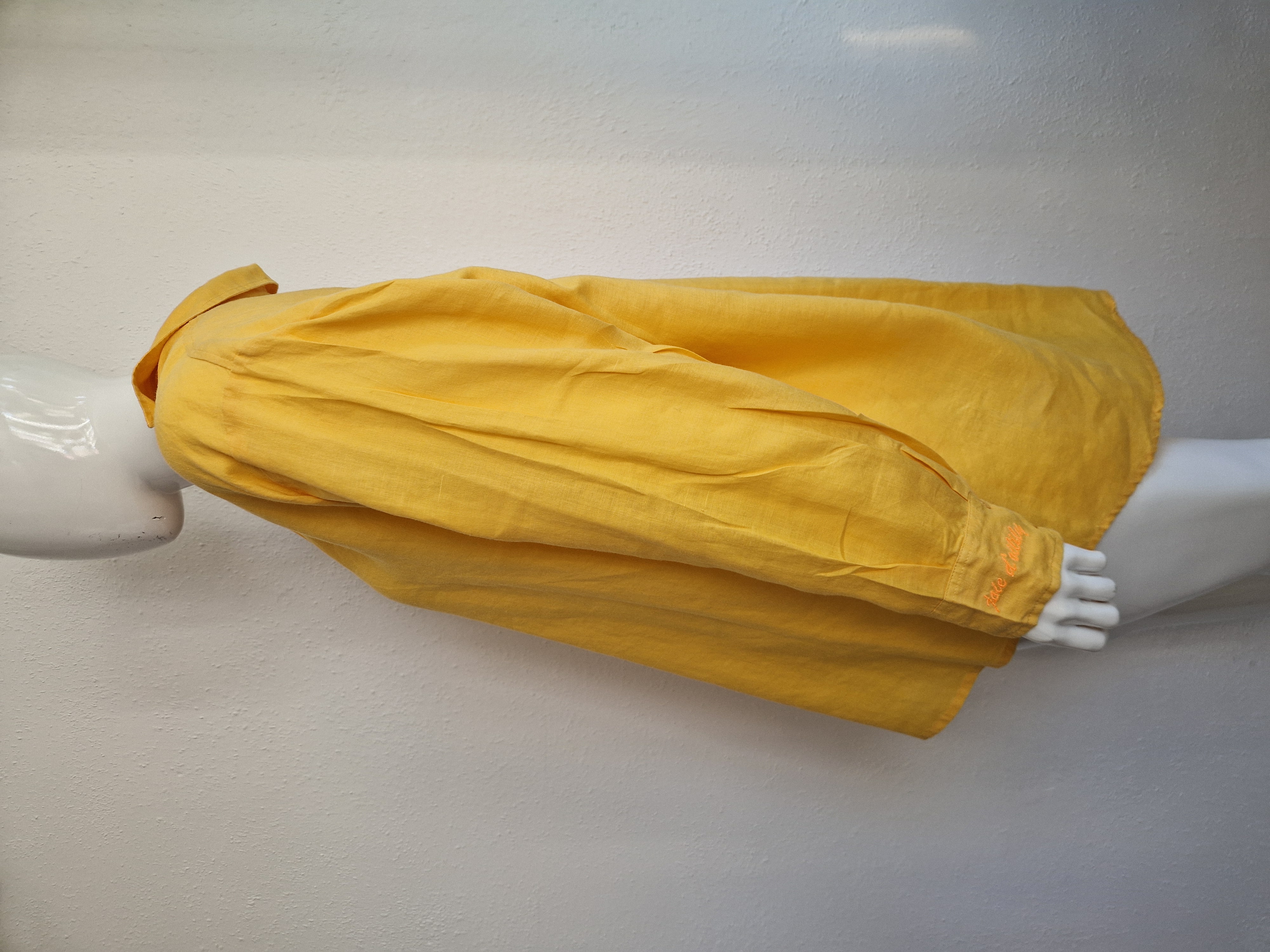 Oilily blouse Balla. Maat 44, Geel/borduursels.