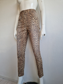 Marc Aurel jeans. Maat 38, Beige/luipaard print.