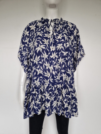 Arket tuniek. Mt. 38, Blauw/ bloemenprint