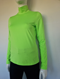 Marc Cain Sports top met col |  Maat S | Neon groen |