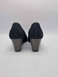 Gabor pumps. Maat 6,5, Zwart/leer.