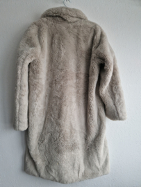 White Label teddy jas. Maat 40, Lichtgrijs.