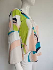 Marie Méro blouse top. Maat 38,All over print.