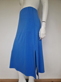 Free/Quent midi rok. Maat L. Blauw