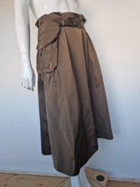 Riani maxi rok. Mt. 40,Olijfgroen