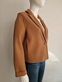 Xandres blazer Borris. Maat 40, Camel.