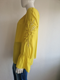 Joseph Ribkoff blouse top. Maat 42/44. Geel.