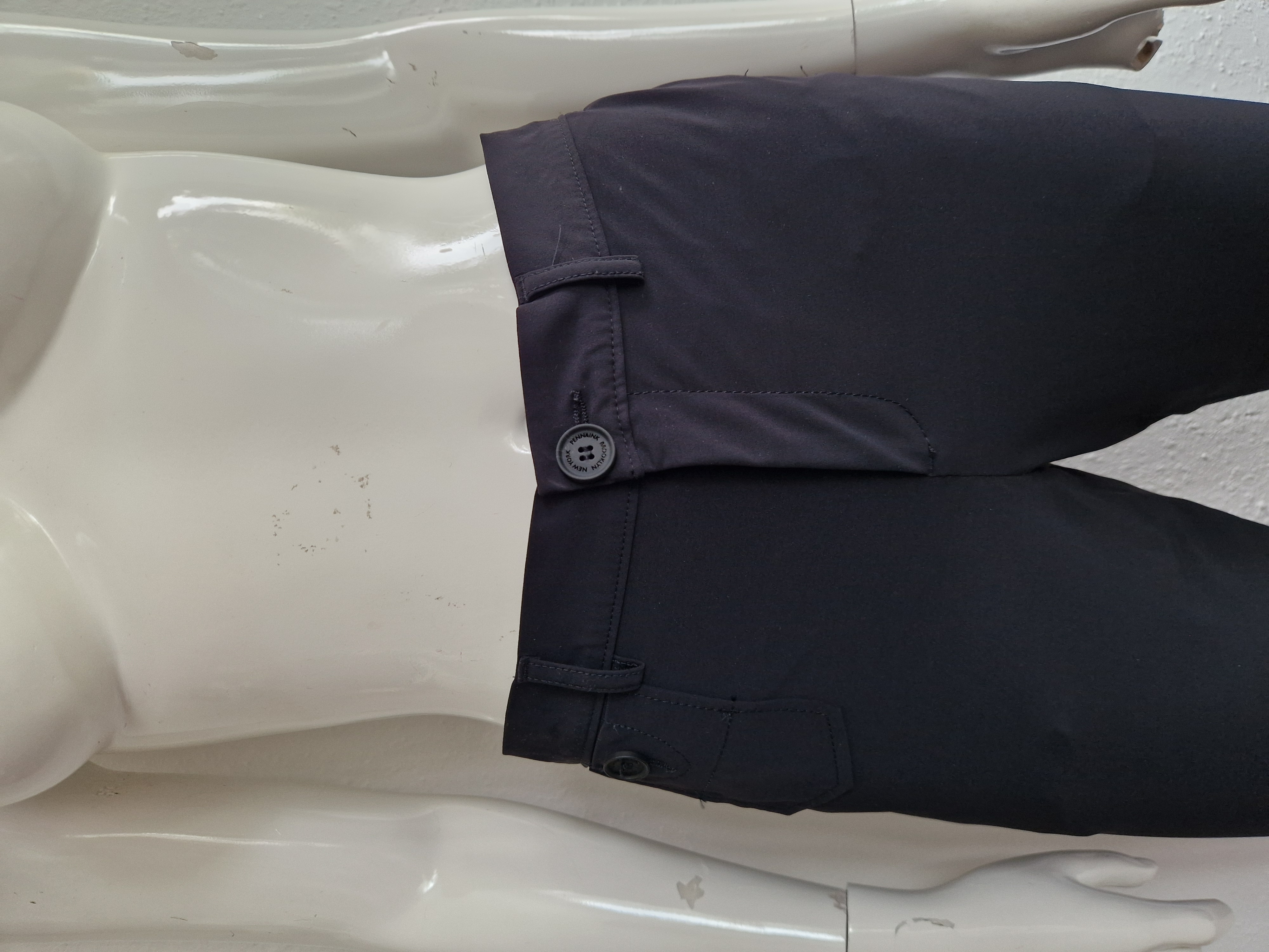 Penn & Ink NY pantalon. Maat 40, Zwart/travelstof.