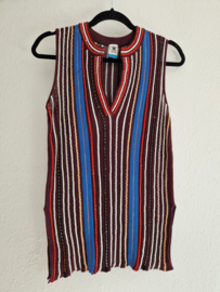 Missoni mouwloze gebreide top. Maat 36/38,