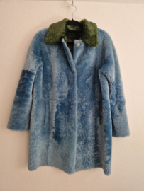 Werner Christ lamsvachtjas | Maat 38 | Blauw/groen |