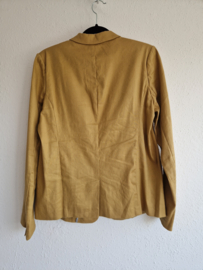 10 FEET linnen Blazer. Maat M. Okergeel.