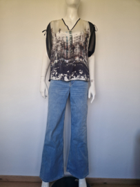 Summum blouse top. Maat 36, All over print.
