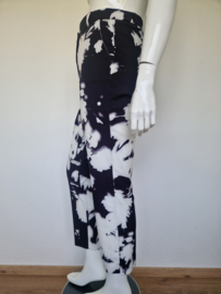Claudia Sträter pantalon. Maat 40,Zwart/wit.
