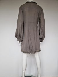 IBZ Mode tuniek. Maat 40/42. Olijfgroen.