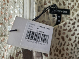 Caroline Biss jurk. Maat 40, Crème/zilver.
