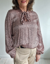 Soyaconcept blouse. Maat L. Panterprint.