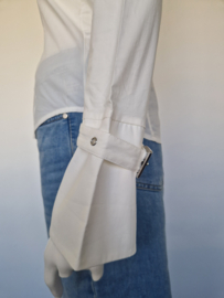 Hoermanseder blouse. Maat 34, Wit.