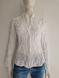 Stenau blouse. Maat 36/38, Wit.