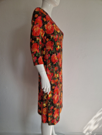 La Lamour jurk Rosaly Roses. Maat M. Rozenprint.
