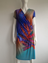 Eroke zomerjurk. Maat M. All over print.