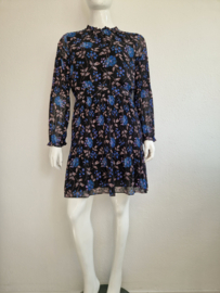 Whistles jurk Dobby. Maat 44, Zwart/print.