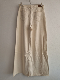 Lee Drew Wide Leg Jeans. Maat 30/33. Ecru.