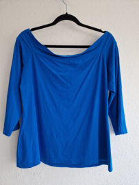 Studio Anneloes top. Maat XL. Kobaltblauw.