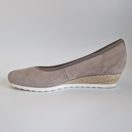 Gabor Comfort instappers met sleehak | Maat 7 | Taupe |