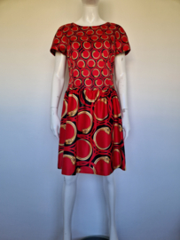 Roberto Cavalli Class designerjurk. Maat 38 Rood