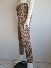 Marc Aurel jeans. Maat 38, Beige/luipaard print.
