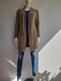Denham vest. Maat XS. Bruin/merino wol.