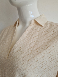 Yaya Women jurk. Maat 40, Crème/broderie.