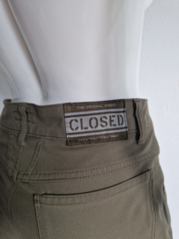 Closed pantalon. It.maat 46 (38/40). Olijfgroen.