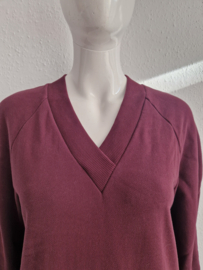 Joline Jolink sweaterdress Spur. Maat M. Wijnrood.