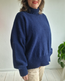 Babaa coltrui no 17, Maat AS. Nachtblauw/wol.