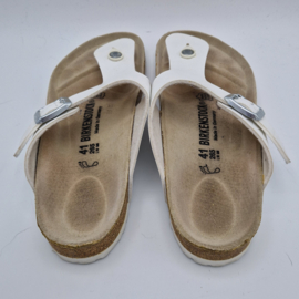 Birkenstock Gizeh slippers. Maat 41, Wit