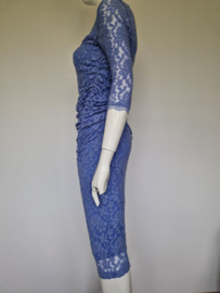 Marc Cain Kanten Jurk N2 /34/ 36 Lichtblauw