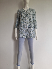 Riani blouse top. Maat 38, Creme/bloemenprint.