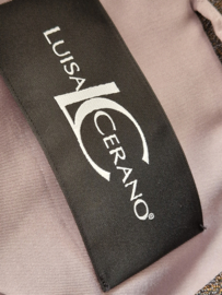 Luisa Cerano blazer. Maat 38. Grijs/blauw