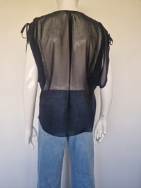 Summum blouse top. Maat 36, All over print.