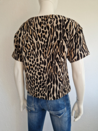 Marlene Birger top. Maat 36, Beige/bruin.