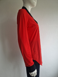 Studio Anneloes blouse. Maat M. Rood/travelstof.