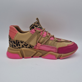 Dwars Los Angeles Leopard sneakers. Maat 40.