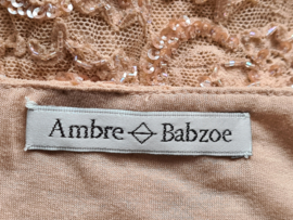 Ambre & Babzoe top. Mt. 38. Zalmkleurig.