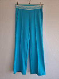 Cambio cropped pantalon. Maat 36, Turquoise.