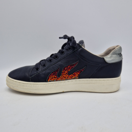 Lola Cruz sneakers. Maat 39, Zwart/leer.
